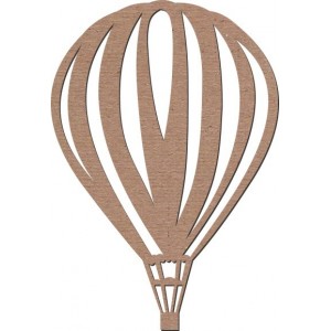 Chipboard Embellishments - Hot Air Balloon #2